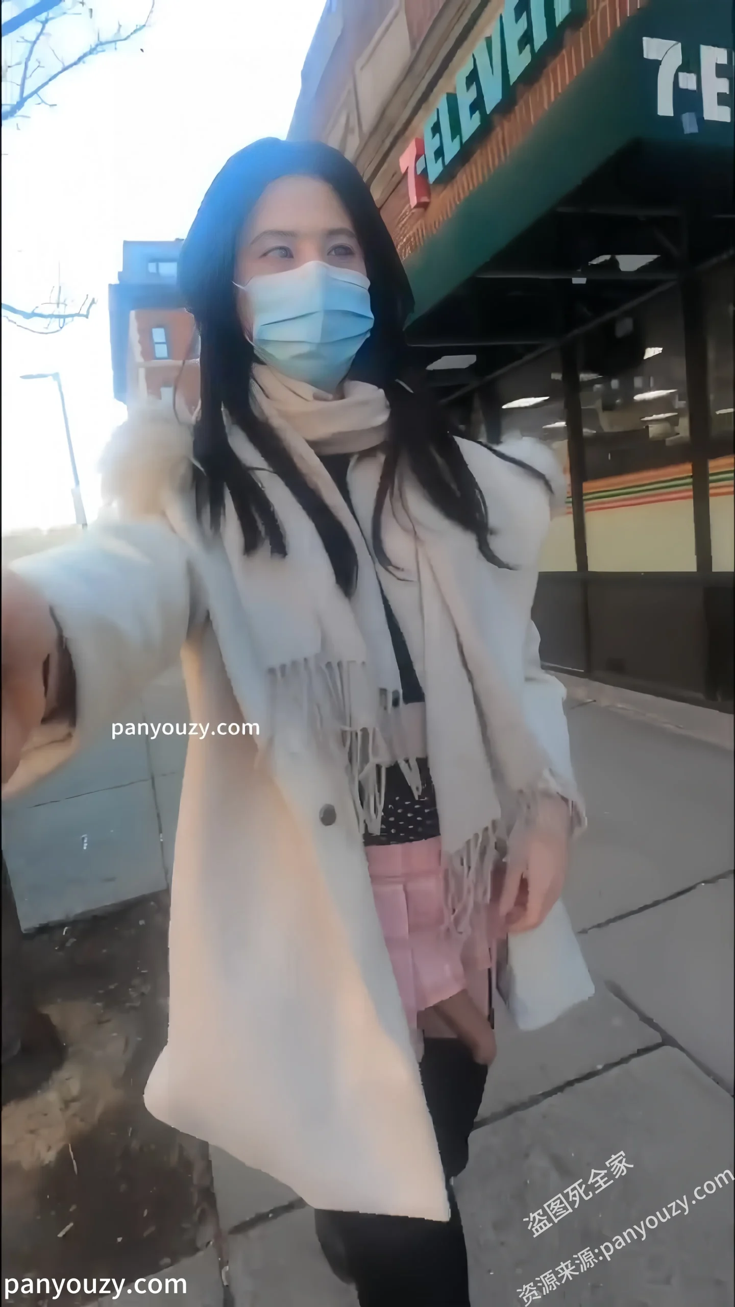 图片[7]-大屌萌妹系列-有点变态自己对着自己嘴射精，户外佩戴贞操锁露出自慰【40V】-uu欢迎您！